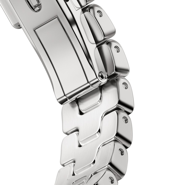 Apple Watch Hermès Series 11 Grand H band, satiné color, quick-release metal buckle