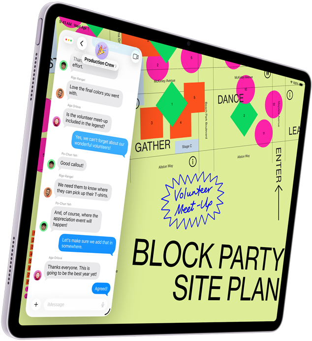 iPad Air w kolorze fioletowym