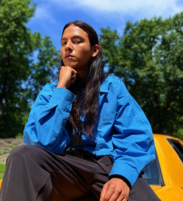 Photo of a person taken with next-generation portraits camera feature